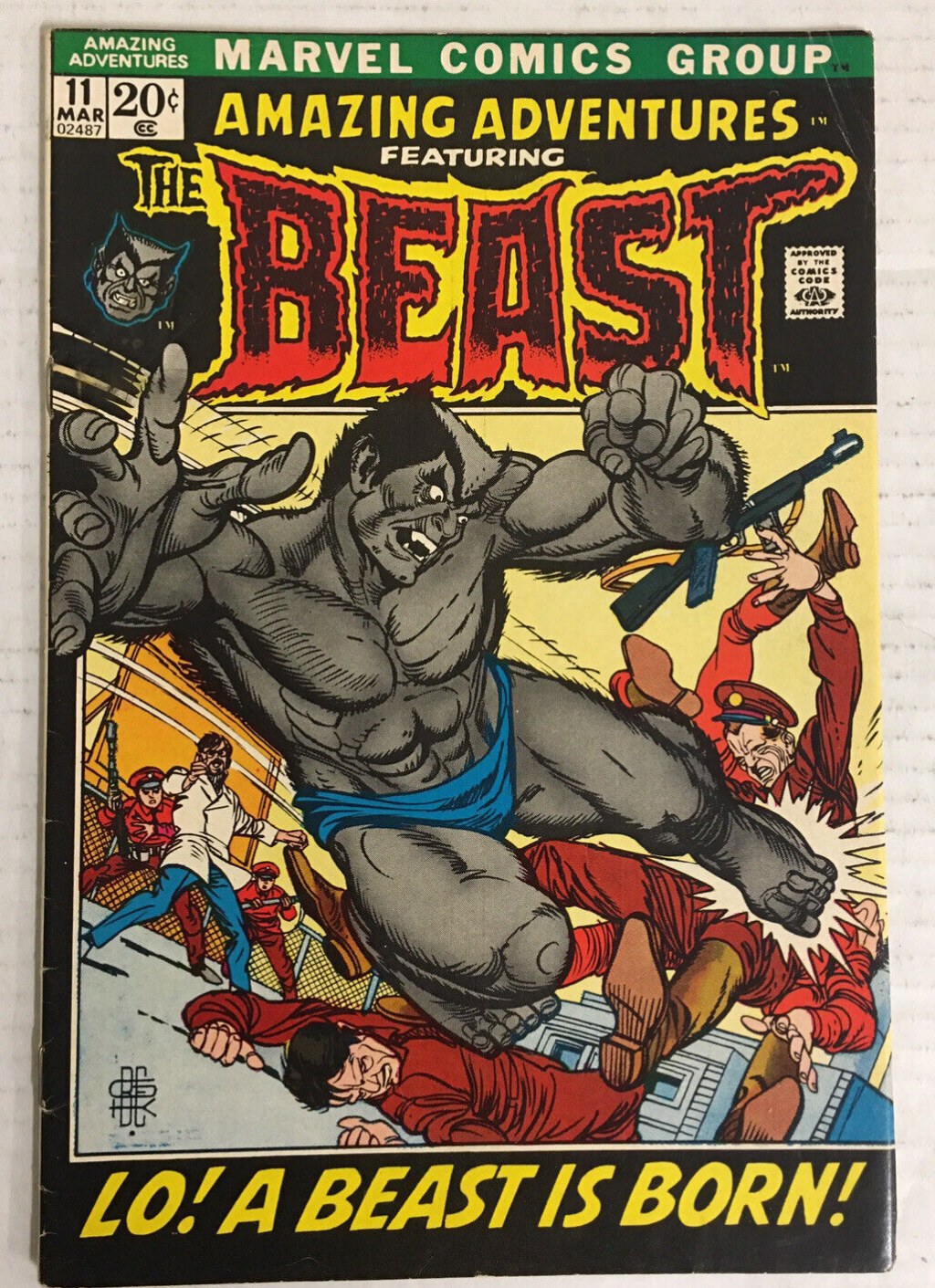 Picture of: Amazing Adventures # () KEY Issue st Beast In Furry Form