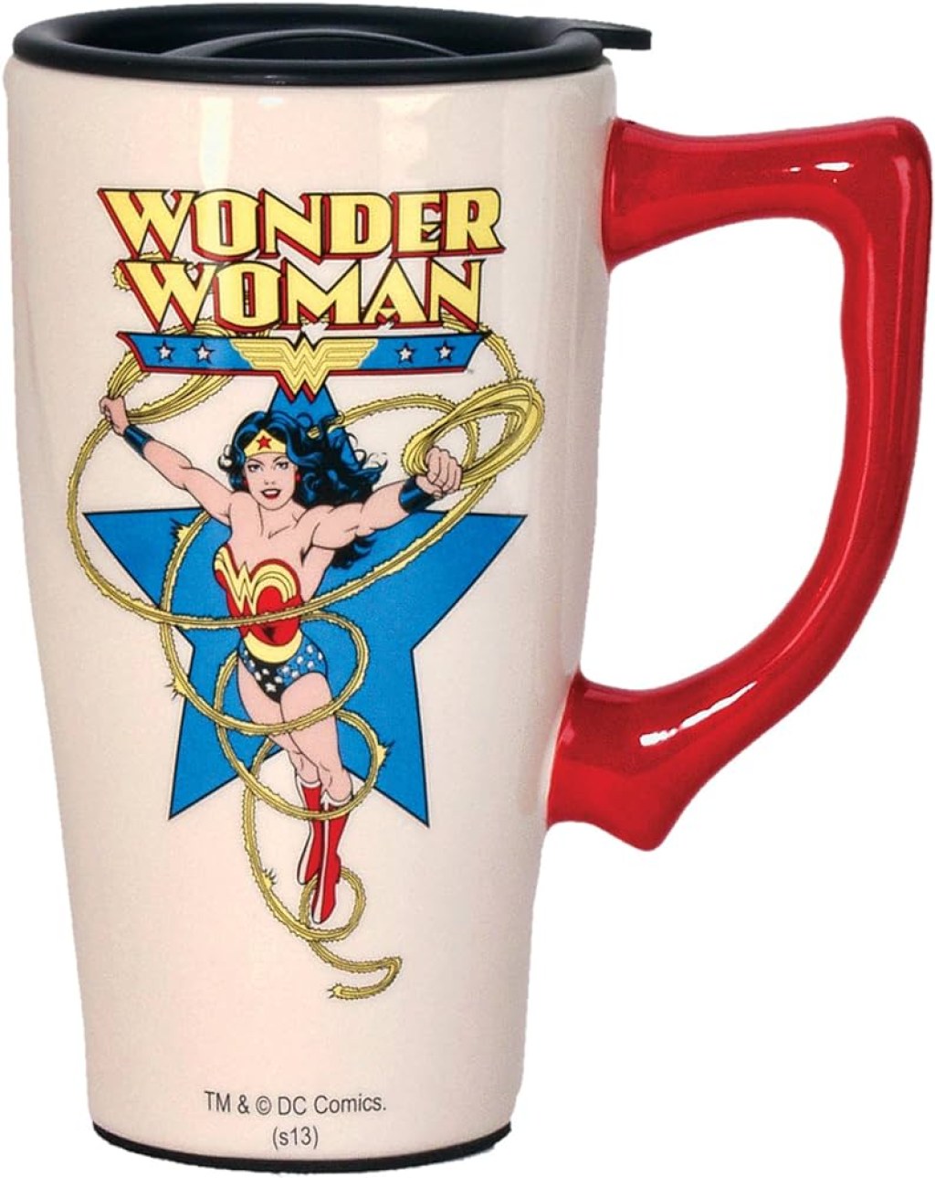 Picture of: DC Comics Wonder Woman Travel Mug White by DC Comics