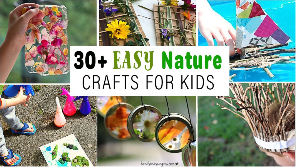 Picture of: + Stunning Nature Crafts for Kids – Happy Toddler Playtime