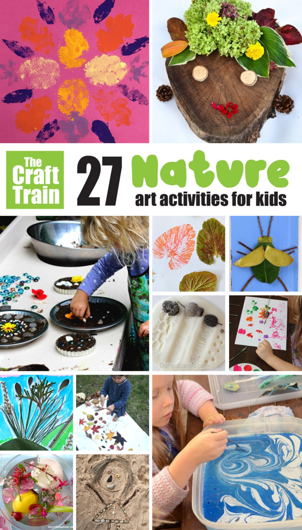 Picture of: ways to create nature art – The Craft Train